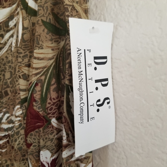 VTG D.P.S. Norton McNaughton Hawaiian Print Dress - Picture 6 of 8